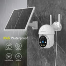XIAOVV WiFi Solar Outdoor Cameras 3MP PTZ Surveillance Outdoor Waterproof Security Cams Color Night Vision Smart Home