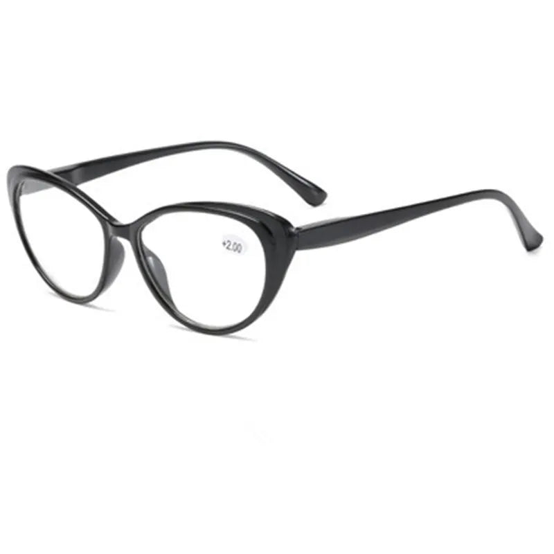 Cat's Eye Reading Glasses Women's Fashion Decorative Glasses Retro Presbyopia Glasses +1.0 To +3.5