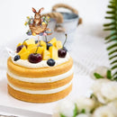 Easter Bunny Cupcake Toppers Happy Easter Bunnies Dessert Toppers Kids Birthday Party Cake Toppers Decoration for Easter Supply