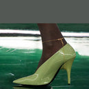 2025 Women's Summer New High Heel Sandals, Pointed Sexy Party Banquet, European and American Large Hollow Sandals