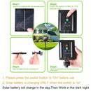 7-25M Festoon Solar LED Globe G40 String Light Fairy Outdoor For Christmas Party Garden Decor Garland Lamp Street Patio Backyard