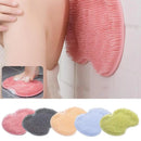 Silicone Exfoliating Shower Foot Wash Massager Scraper Non-Slip Suction Cup Bath Mat Back Massage Brush Body Cleaning Bath Tool