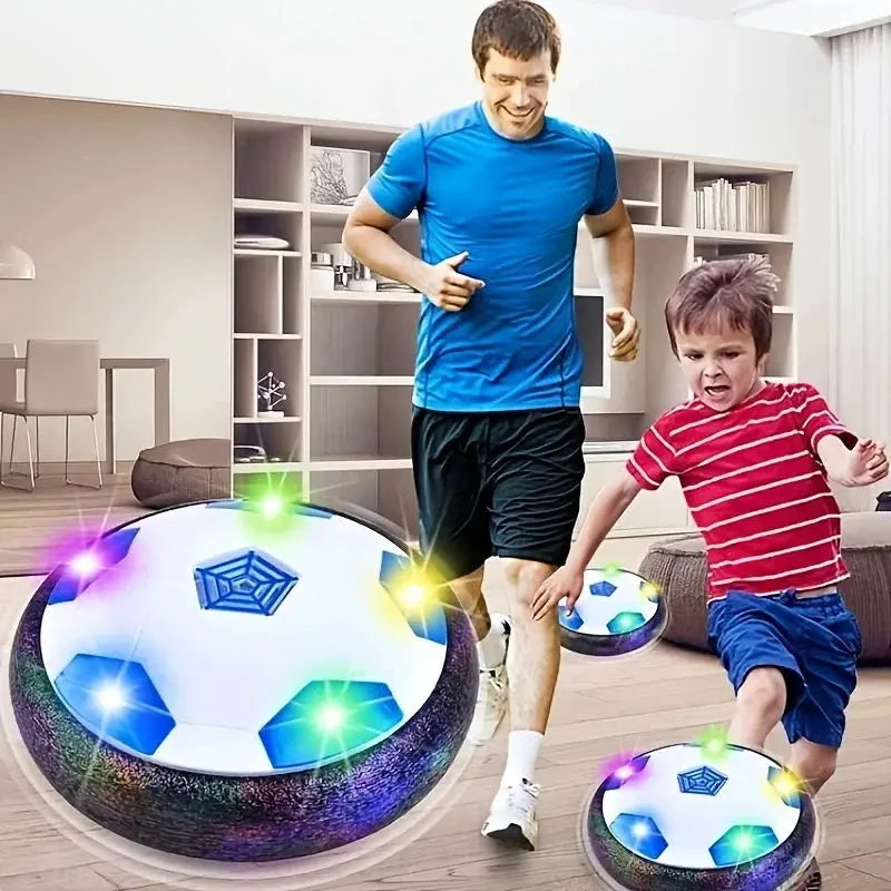 with Light Indoor Floating Ball Hover Soccer Ball Boy Toys Air Soccer With Foam Bumper Perfect Birthday Christmas Gifts For Kids