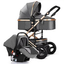 New Luxury Baby Stroller High Landview 3 in 1,Baby Stroller,Portable Baby Pushchair,Baby Pram,Baby car Comfort,Newborn Pushchair