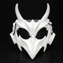 Halloween Mask Half-face Mask Cos Dragon God Fierce Tiger Night Fork Tengu Man Wolf Mask Performance Skull Masks