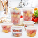 The Portion Line | Leakproof Deli Containers, 8/16/32 oz Sets