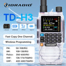 TIDRADIO H3 Walkie Talkie Two Way Radio Phone APP Wireless Programming Dual PTT Air Band Long Range Radio USB-C Programming