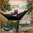 Portable Parachute Camping Single Double Hammocks 102x55inch Indoor Outdoor Hiking Travel Beach Swing Hammock with 2 Tree Straps