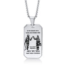 Waterproof Stainless Steel Dog Tag Necklaces for Men BFF Jewelry,Free Custom Birthday Graduation Father's Day Gifts to Him