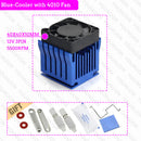1 Piece Heatsinks DIY North Bridge Heat sink Cooler with 40mm Fan 12V 40x40x10mm 40x40x20mm Cooling Fan