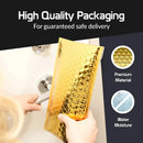 50Pcs/Lot Golden Gift Envelopes Bags for Packaging Bubble Mailers Padded Envelopes Waterproof Packaging Bags Thicken Postage Bag
