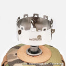 Campingkocher-Windschutz für BRS-3000T Kocher für Fire Maple Fms-300T Spezieller Edelstahl-Windschutz Touristen-Gaskocherteile