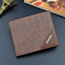 Men Business Leather Billfold Wallet Brand Luxury Short Slim Male Purses Money Credit Card Thin Hombre Billetera Portafoglio
