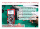UNI-T UT89XD UT89X UT89XE Professional Digital Multimeter True RMS 20A Current AC DC Voltmeter Capacitance Resistance Tester
