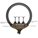 SH Upgrade 18inch Ring Light  Selfie LED Video Lamp With Tripod Stand Phone Clip For YouTube Live Light Photo Photography Studio