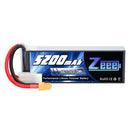 1/2units Zeee 11.1V 50C 5200mAh 3S Lipo Battery with Deans Plug Soft Case for RC Car DJI Quadcopter Airplane Helicopter  Drones