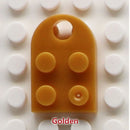 50pcs DIY Building Blocks 3176 Brick Heart Necklace/Key Ring Toys 2x 3 Heart-shaped Multicolor Educational Toy Gift for Children