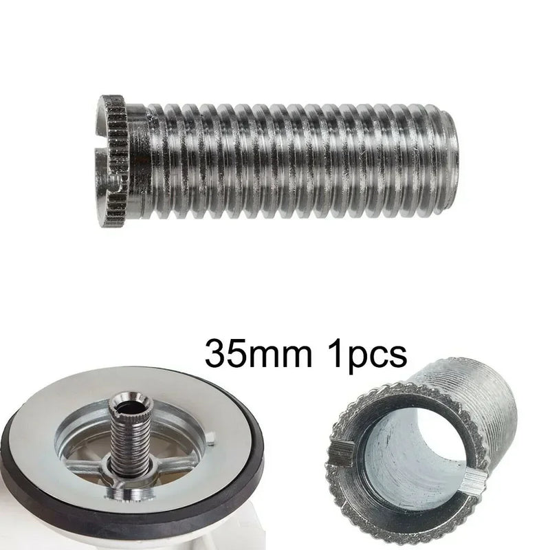 1/2/5pc 35/45mm Kitchen Sink Basket Strainer Screws Stainless Steel Plug Screw Bolt Threaded Screw Connector Kitchen Fixture