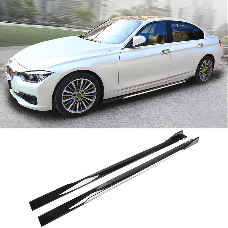 Universal Side Skirts Extension Diffuser Bodykit Car Styling Exterior Accessories For BMW Toyota Honda Kia Hyundai Opel Mazda