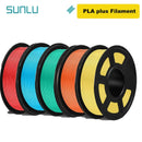 SUNLU 5KG 3D Filament PLA/PLA PLUS/PETG/ABS Filamnet 1.75mm 5Roll 1KG Neatly Wound 3D Printer Filament for 3D Printer