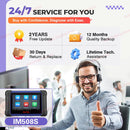 Autel MaxiIM IM508S IMMO Key Programming Diagnostic Tools Auto OBD2 Programmer Scanner All Systems 2 Years Free Update PK KM100