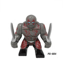 Marvel Action Figure Mini Block Adult Super Hero Series Iron Man Spider Man Assembled Block Children's Puzzle Toy Gift