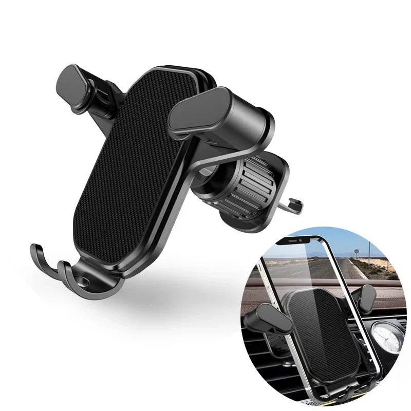 Universal Car Hook Base Phone Holder for Car Air Vent Dashboard Mobile Phone Navigation Bracket Anti-drop Phone Car Stand Holder