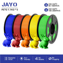 JAYO petg 3d printer filaments PETG 5Rolls 1.75mm Mixed Color Bubble Free FDM 3D Printer Material for 3d pen refill 1.1kg/1rolls