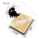 Cartoon pattern New Cutting Dies 2024 New Arrivals Scrapbooking 16MM Knife Suitable for Most Wooden Cutting Dies Machines