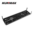 One pair Carbon Style European License Plate Frame Auto Accessory waterproof Holder with Mounting  License Plate