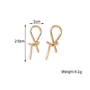 Neue Twist Ohrstecker Goldfarbe Metall Damen Ohrringe Rotierende Spirale Ausgefallene Ohrringe für Damen Europäischer Schmuck