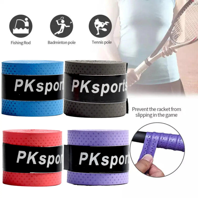 Tennis Racket Grip Tape PU Absorbent Tennis Racket Badminton Grip Tape Anti Slip Tennis Accessories