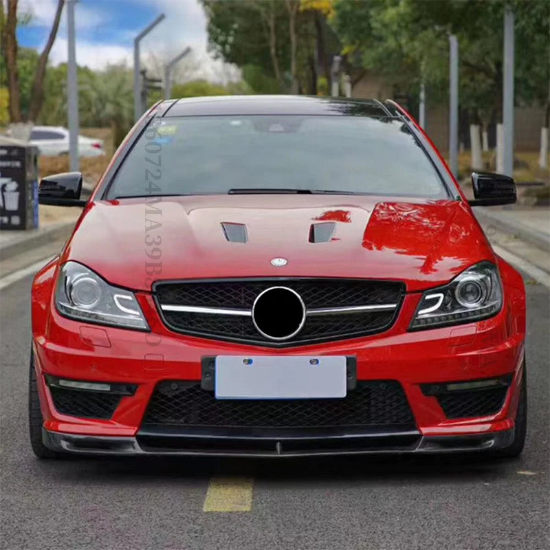 Perfect Match Front Hood Bumper Grille Racing Grill For Mercedes Benz C W204 C43 2007-2014 AMG Style Facelift Tuning Accessories