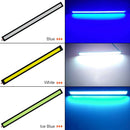 6 Stück superhelle 17 cm LED COB Nebelscheinwerfer Auto DRL LED-Streifen Tagfahrlichtleiste 12V 6500K Auto Innenraum Styling Lampe