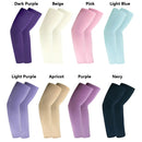 2PC Anti-sunburn Arm Sleeves Exposed Thumb Warmers Sports Sleeve Sunscreen Hand Cover Cooling Warmer for Running Fishing Cycling