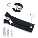 85Pack Metal Zippers Repair Kit Sets Zipper Repair Replacement Kit Easy Fix Zipper Slider Head Puller Accessories Tools