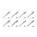 8pc Tie Clip Set Metal Silvery Color Necktie Clip For Men Wedding Gentleman Ties Bar Crystal Pin For Men's Accessories Jewelry