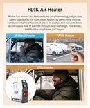 FDIK 8KW 230V Diesel Heater Air Heater 12V 24V Heater Wearing Power Adapter And Remote Control Heaters for Garage and Warehouse