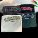 8XL Korean Loose Fit Fashionable Trendy American Retro Letter STR T-shirt Soft Casual Men's Multifunctional Couple Set