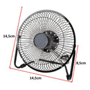 Mini Portable Table Usb Fan Ultra Silent Tilt Adjustment DS9443