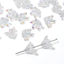 About20Pcs Glass Beads, Small Lily Scattered Beads, Handmade DIY 'Making Couple Bracelets, Necklaces, Earrings, Jewelry Accessor