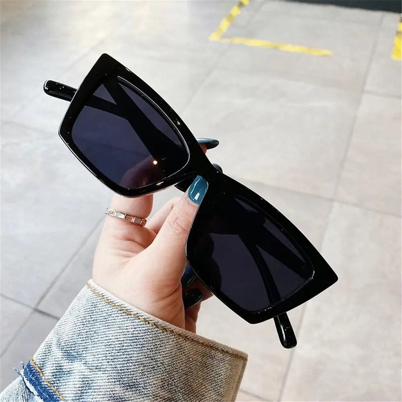 Vintage Cat Eye Sunglasses Women Oversized Square Gradient Sun Glasses Shades Female Luxury Designer UV400 Driving Eyewear