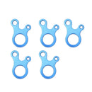 Zeltleinen-Spanner 3-Loch Outdoor Camping Zelt Windseil-Spanner Aluminiumlegierung Spanner Zeltleine Seil-Befestiger Spannhaken