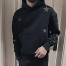 Hoodies Grafik-Sweatshirt für Herren Schwarz Hip Hop Herrenkleidung Loose Luxury Aesthetic Emo 90er Vintage Simple Winter S Warm Kapuzenpullover