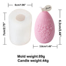 Easter Embossed Silicone Mould Easter Egg Candle Molds Diy Aromatherapy Plaster Graffiti Eggs Candle Making Kit Diy Craft Tools