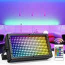 U'King 60W RGBW LED Wall Washer Light 3in1 Mni 288 LED Strobe Light DMX Super Bright DJ Wash Bar Strobe Effects Stage Lighting