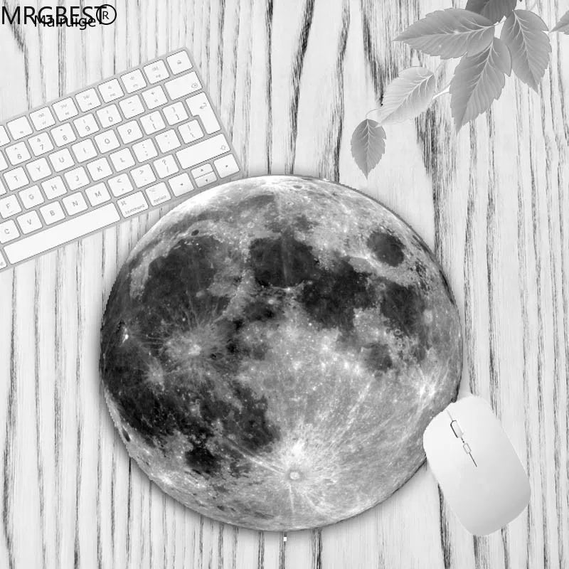 MRGBEST Earth Lunar Planet Carpet Desk Mat Pc Accessories Office Mouse Pad Table Cushion Mouse Mat Pad on The Table Keyboard Pad