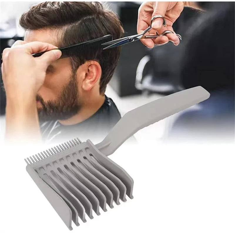 Men's Anti-static Hair Clippers, Flat Hair Combs, Hair Salon, Edge Trimming, Push Cutting, New