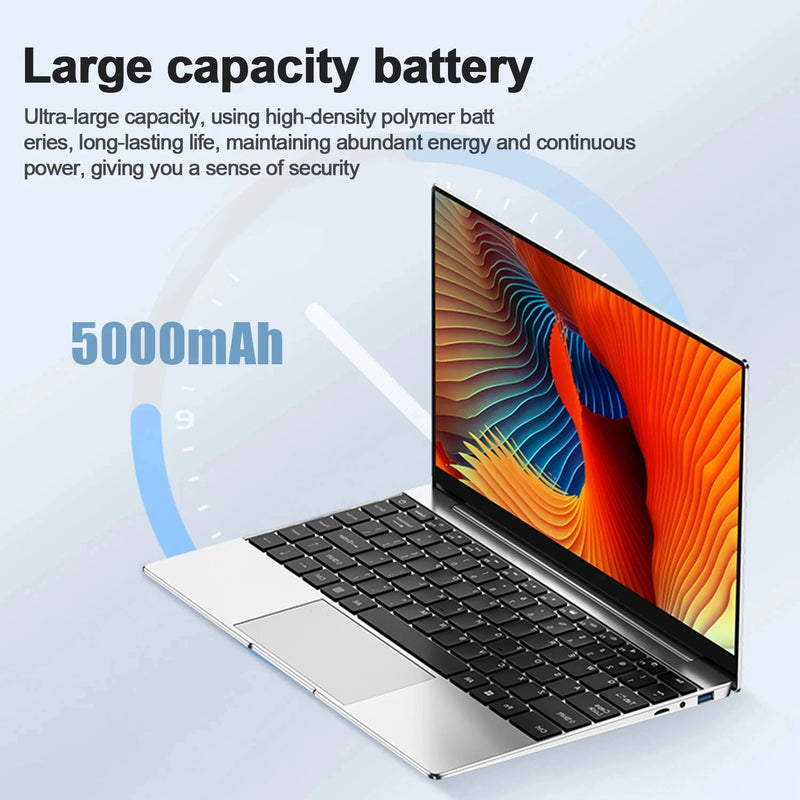 Portable Notebook Windows 11 14.1 inch Laptop Computer PC Gamer 1920*1080P Intel Core i9 8950HK Office Study Gaming Laptops i9