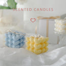 Love Candle Valentine's Day Gift Heart Shaped Handmade Rubik's Cube Aromatherapy Gift Accompanying Gift Modelling